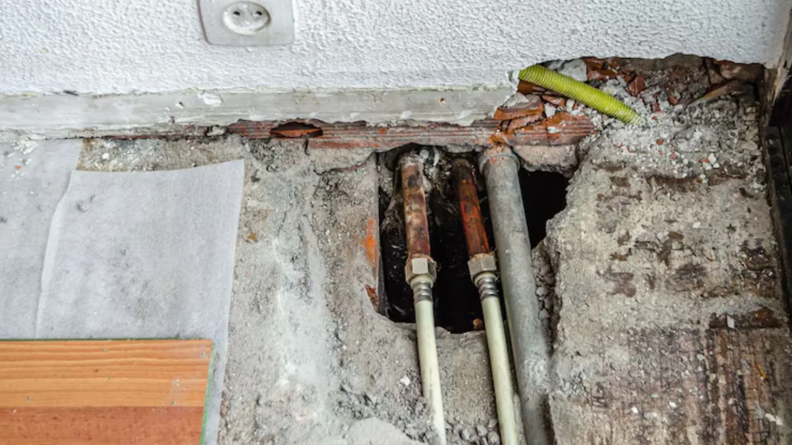 Slab leak detection on a concrete floor in Upland, CA