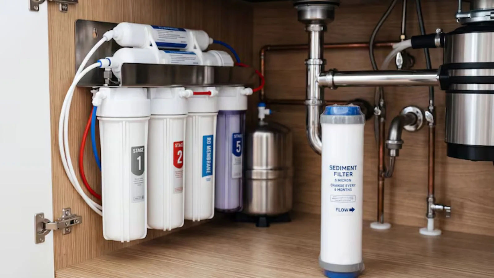 Water filtration system installed at an Upland, CA home